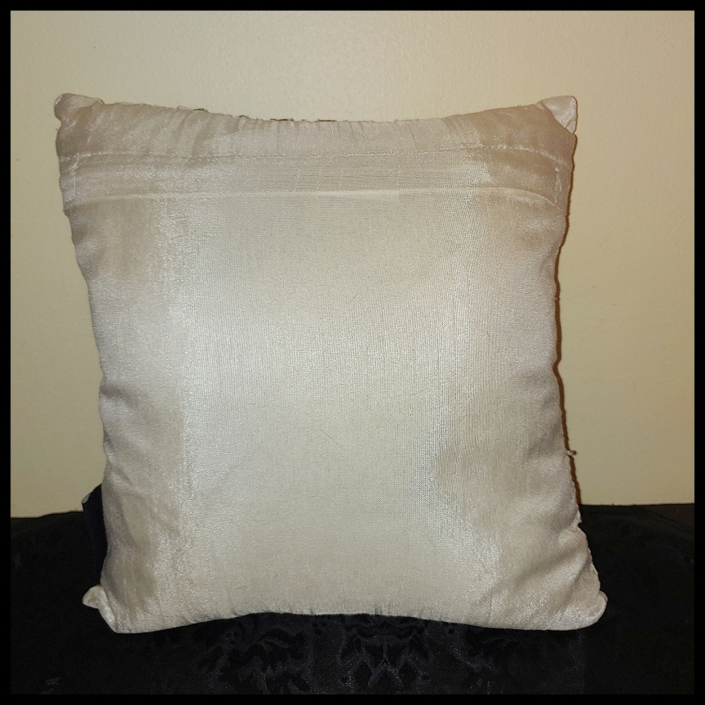 Max Studio Silver Sequined Accent Pillow - Picture 7 of 10